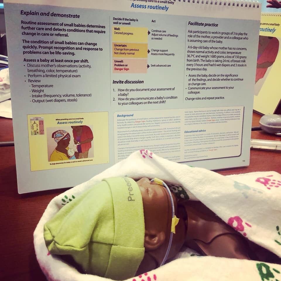 Helping Babies Survive training at Lurie Children's Hospital