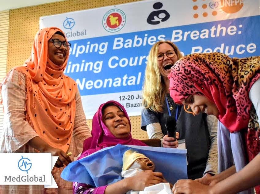 MedGlobal Master Trainer and Helping Babies Breathe participants.